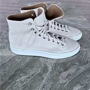 Common Projects canvas high tops, never worn